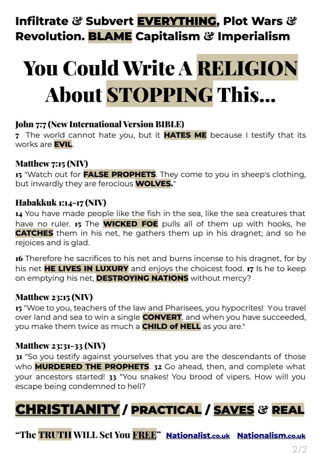 Unite Against Communism Anti Communist Leaflet